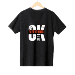 Black Motivation Quotes Half Hand T shirt - Elitez Shopping