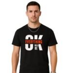 Black Motivation Quotes Half Hand T shirt - Elitez Shopping - Image 2